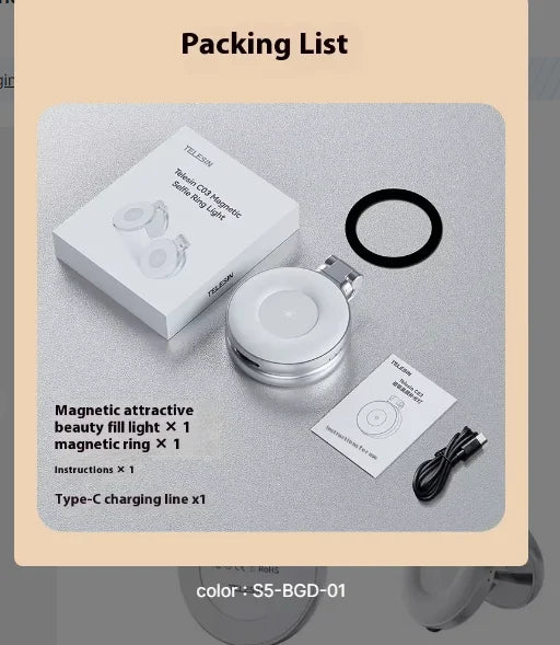 TELESIN Magnetic Phone Camera Shoot Hand Grip Phone Holder Shooting Aid Remote Control Handle for Iphone HUAWEI SAMSUNG Phone